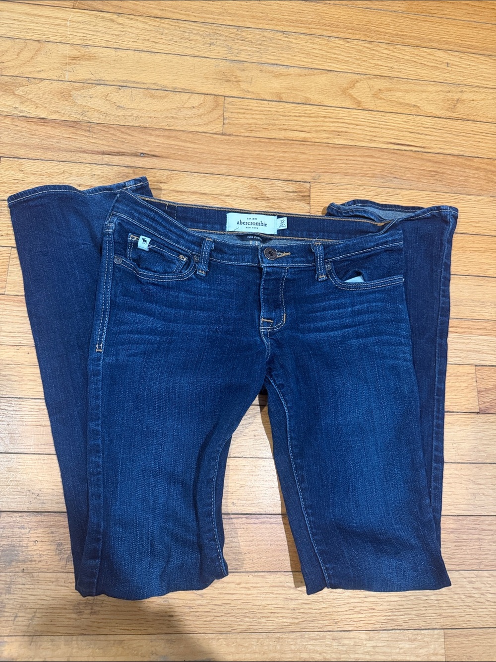 Abercrombie & Fitch kid size 12 Deep Indigo Skinny Jeans